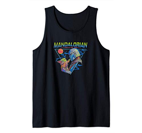 Star Wars: The Mandalorian & The Child Triangle Galaxy Touch Camiseta sin Mangas