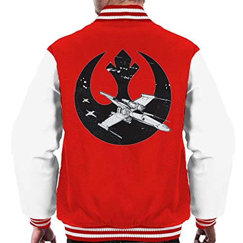 Star Wars X Wing Rebel Alliance Galactic Logo Men's Varsity Jacket