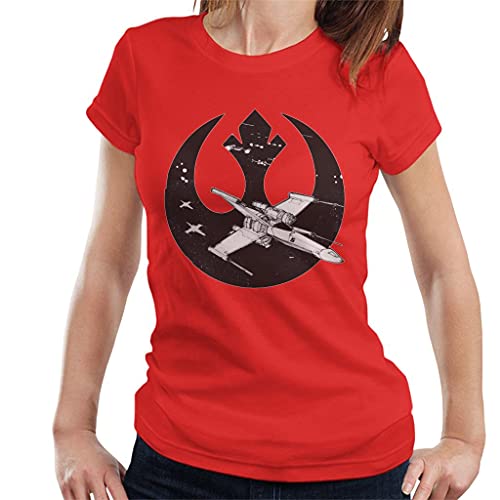Star Wars X Wing Rebel Alliance Galactic Logo Women's T-Shirt