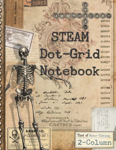 STEAM Dot-Grid Notebook: Note Taking 2 Column