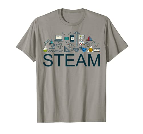 STEAM Educational Icon STEM Volver a la escuela Camiseta