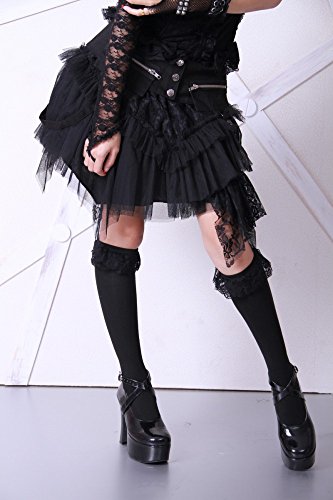 Steampunk gothique/jupe-noir-taille xS/s/m/l
