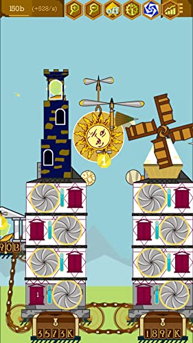 Steampunk Idle Spinner: incremental idle tycoon game with cogs, machines and mad science