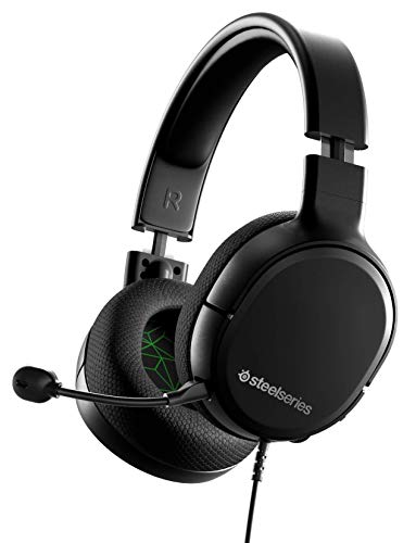 SteelSeries Arctis 1 para Xbox - Auriculares Gaming - Compatibilidad con Todas las Plataformas - Para Xbox, PS5, PS4, PC, Nintendo Switch, Móvil - Micro ClearCast Desmontable (Xbox)
