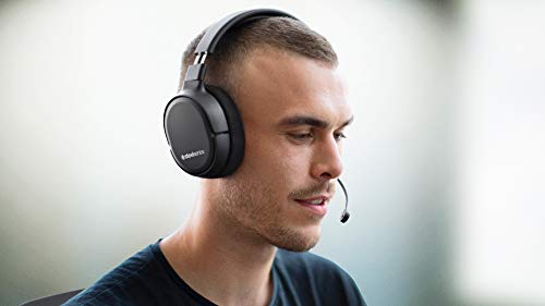 SteelSeries Arctis 1 Wireless para PlayStation - Auriculares inalámbricos para juegos, USB-C Inalámbrico PS5 / PS4 / Nintendo Switch & Lite / Android, Negro (PlayStation)