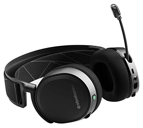 SteelSeries Arctis 7 Auriculares De Juego, Inalámbricos Sin Pérdidas, Dts Headphone: X V2.0 Surround Para PC, Playstation 5 y PlayStation 4 - Negro