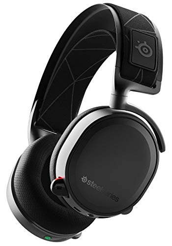 SteelSeries Arctis 7 Auriculares De Juego, Inalámbricos Sin Pérdidas, Dts Headphone: X V2.0 Surround Para PC, Playstation 5 y PlayStation 4 - Negro