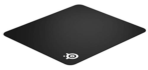 SteelSeries QcK+ - Alfombrilla de ratón para juegos - Superficie microtejida exclusiva - Optimizada para sensores de juegos - Tamaño L (450mm x 400mm x 2mm)