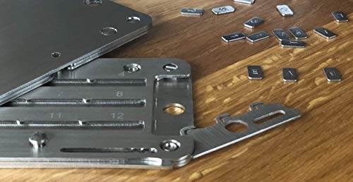 SteelWallet copia indestructible de claves privadas compatible con Ledger Nano S, Trezor wallet, KeepKey y carteras basadas en BIP39