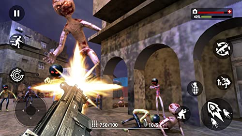 Stickman Zombie Hunter : FPS Shooter