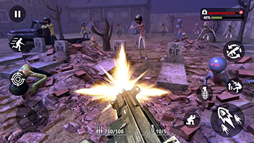 Stickman Zombie Hunter : FPS Shooter