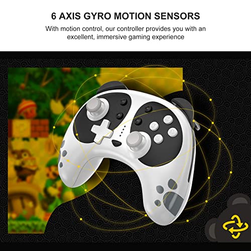 STOGA Mando para Nintendo Switch, Mandos switch para pc, Inalambrico Pro Controller Compatible con Switch/Switch Lite, remote gamepad con Función Turbo/ Gyro Axis/Dual Shock/Wake-Up ,Gift for Friends