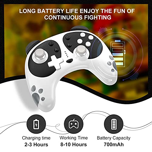 STOGA Mando para Nintendo Switch, Mandos switch para pc, Inalambrico Pro Controller Compatible con Switch/Switch Lite, remote gamepad con Función Turbo/ Gyro Axis/Dual Shock/Wake-Up ,Gift for Friends