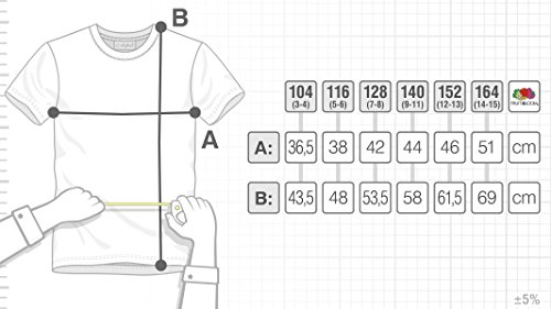 style3 Dualshock Controlador Camiseta para Niños T-Shirt PS Videojuego videoconsola, Color:Blanco;Talla:164