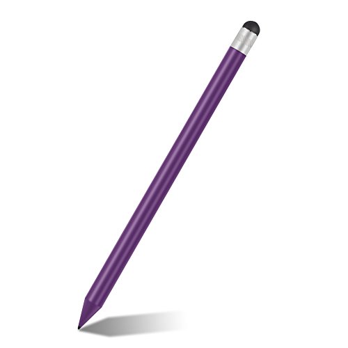 Stylus Pen, Reemplazo de Pantalla táctil capacitiva Stylus Pencil con Cabezal de Goma Suave, Universal Stylus Touch Pen para teléfono Tablet PC Computer Pad(Púrpura)