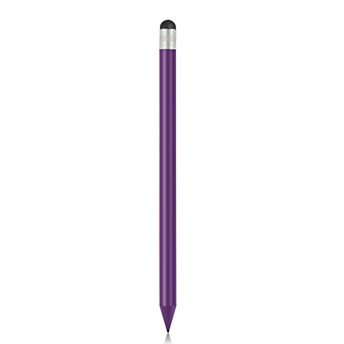 Stylus Pen, Reemplazo de Pantalla táctil capacitiva Stylus Pencil con Cabezal de Goma Suave, Universal Stylus Touch Pen para teléfono Tablet PC Computer Pad(Púrpura)