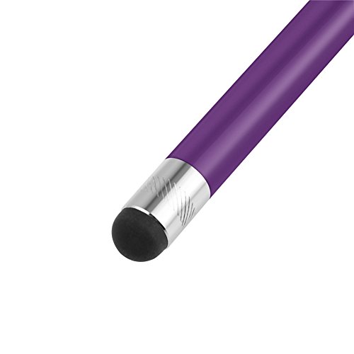 Stylus Pen, Reemplazo de Pantalla táctil capacitiva Stylus Pencil con Cabezal de Goma Suave, Universal Stylus Touch Pen para teléfono Tablet PC Computer Pad(Púrpura)