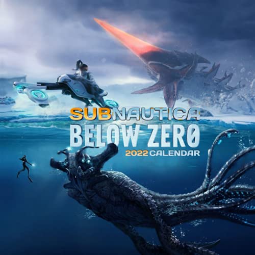 Subnautica: Below Zero Calendar 2022-2023: Subnautica Below Zero Calendar 2022 - OFFICIAL Games calendar 2022 18 months- Planner Gifts boys girls kids ... 17''x11''(Kalendar Calendario Calendrier).