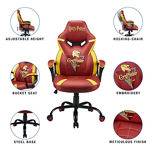 Subsonic - Harry Potter - Silla Gaming Junior - Asiento Gamer para Escritorio - Sillon De Oficina - Licencia Oficial (Windows 8)