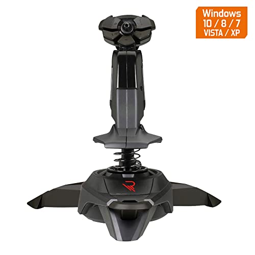 Subsonic - Raiden - Joystick con acelerador para simulador de vuelo - Flignt Stick Pro - Compatible con PC (Windows 8.1)