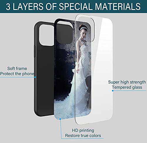 Sunrive Funda Personalizada Compatible con Honor 8X/View 10 Lite, Carcasa Personalizable para tu móvil con Foto Imagen Frase o Texto-(Silicone Frontera+Cristal Templado Posterior)