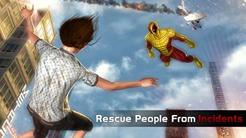 Superhéroe Flying Spider Revenge Fighting Simulator 3D: Vegas Crime City Gangster Adventure Juegos de misiones gratis para niños 2018