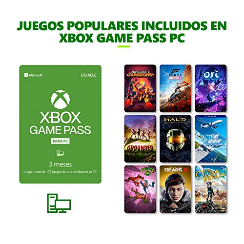 Suscripción Xbox Game Pass para PC - 3 Meses | Windows 10 PC - Código de descarga