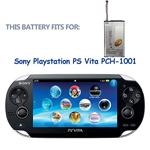 swark batería SP65M para PlayStation Vita, PS Vita PCH-1006, PCH-1004, PCH-1104 2210mAh con herramientas