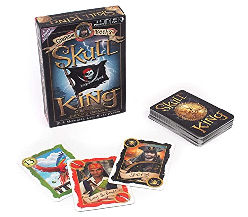 sZeao Juego De Cartas Skull King Ultimate Pirate Game Juego De Mesa para 2 A 6 Jugadores De 8 Años En Adelante 30 A 45 Minutos