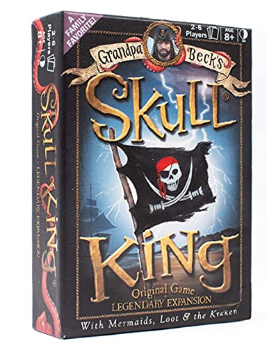 sZeao Juego De Cartas Skull King Ultimate Pirate Game Juego De Mesa para 2 A 6 Jugadores De 8 Años En Adelante 30 A 45 Minutos