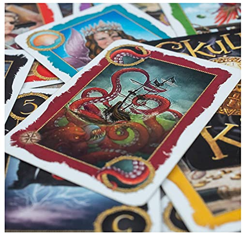 sZeao Juego De Cartas Skull King Ultimate Pirate Game Juego De Mesa para 2 A 6 Jugadores De 8 Años En Adelante 30 A 45 Minutos