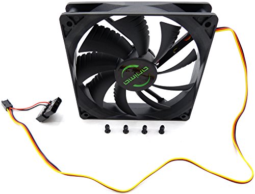 Tacens Anima AF12, Ventilador para PC 12cm 12v, 14dB, 9 Aspas, 1200 RPM, Negro