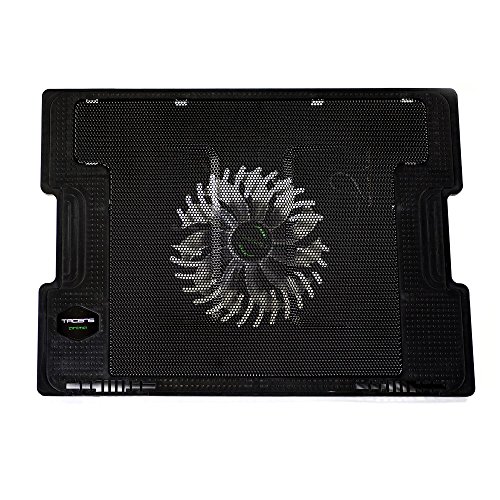 Tacens Anima ANBC2, Base Refrigeración Portátiles 17'', Ventilador 14cm, Negro