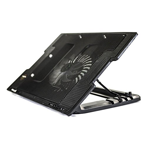 Tacens Anima ANBC2, Base Refrigeración Portátiles 17'', Ventilador 14cm, Negro