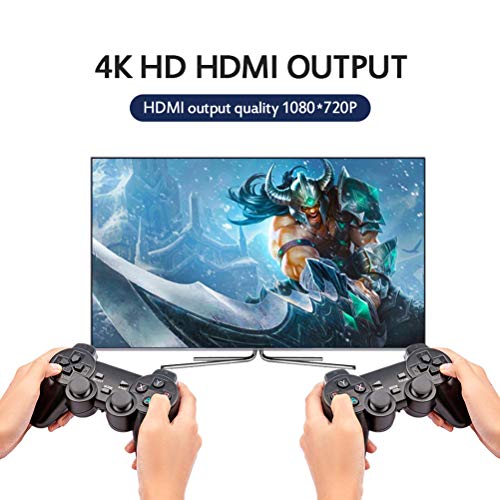 taianle Consola de Juegos Retro inalámbrica, Consolas de Juegos clásicas de Mano con Tarjeta de 128G Gratuita, Juego clásico Integrado de 40000+, Consola de Videojuegos, Salida AV y HDMI 4K HD