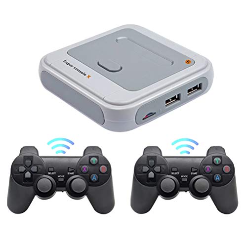 taianle Consola de Juegos Retro inalámbrica, Consolas de Juegos clásicas de Mano con Tarjeta de 128G Gratuita, Juego clásico Integrado de 40000+, Consola de Videojuegos, Salida AV y HDMI 4K HD