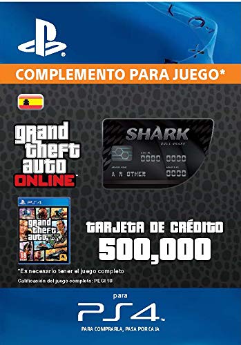 Take Two Interactive Spain Grand Theft Auto V Premium Edition + Rockstar Games Grand Theft Auto Online GTA V Cash Card | 500,000 GTA-Dollars | Código de descarga PS4 Cuenta Española