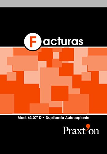 Talonario PRAXTON Facturas Con IVA 4º Duplicado, Pack x10