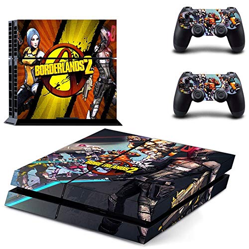 TAOSENG Borderlands 2 Ps4 Skin Sticker Calcomanía para Playstation 4 Consola y 2 Controladores Skins Ps4 Pegatinas Accesorio de Vinilo