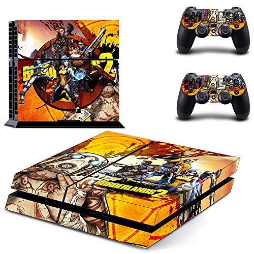 TAOSENG Borderlands 2 Ps4 Skin Sticker Calcomanía para Playstation 4 Consola y 2 Controladores Skins Ps4 Pegatinas Accesorio de Vinilo