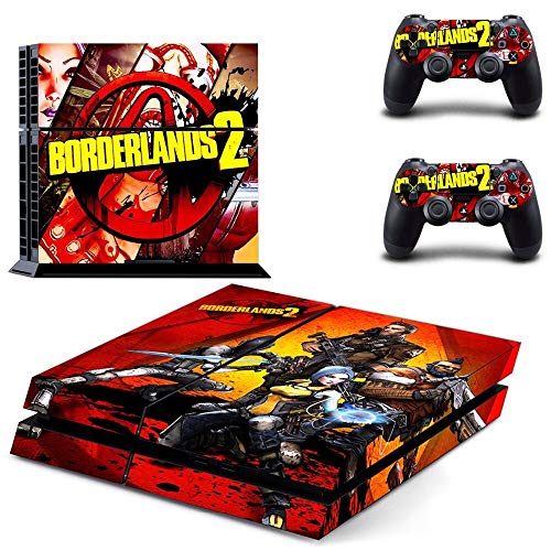 TAOSENG Borderlands 2 Ps4 Skin Sticker Calcomanía para Playstation 4 Consola y 2 Controladores Skins Ps4 Pegatinas Accesorio de Vinilo