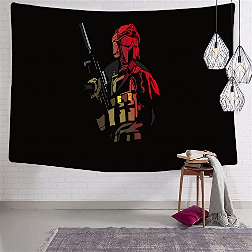 Tapices Escape From Tarkov Tapiz Hippie Tapices para Colgar En La Pared para Dormitorio Tapiz Decoración De Pared Tapiz, 150X150Cm