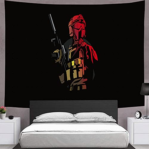 Tapices Escape From Tarkov Tapiz Hippie Tapices para Colgar En La Pared para Dormitorio Tapiz Decoración De Pared Tapiz, 150X150Cm