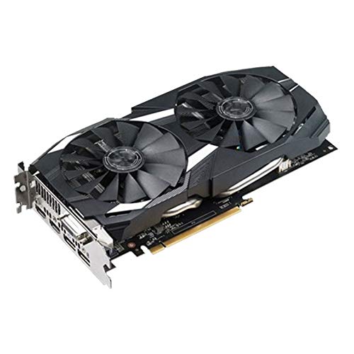 Tarjeta De Gráficos Original Fit For ASUS RX 580 4GB Tarjeta De Video GPU AMD Radeon RX580 4GB Tarjetas Gráficas Gráficos Juego De Computadora 570 560 550 VGA DVI Video Card Tarjeta Grafica