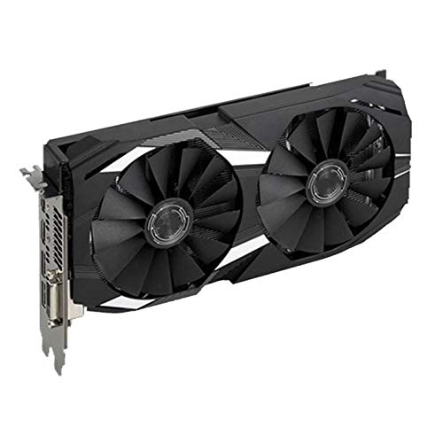 Tarjeta De Gráficos Original Fit For ASUS RX 580 4GB Tarjeta De Video GPU AMD Radeon RX580 4GB Tarjetas Gráficas Gráficos Juego De Computadora 570 560 550 VGA DVI Video Card Tarjeta Grafica