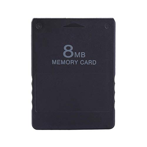 Tarjeta de Memoria para PS2, 8M-256M Juego de Tarjetas de Memoria de Alta Velocidad para Sony Playstation 2 PS2.Juegos Accesorios para Guardar Juegos e Informaciones.(8M)