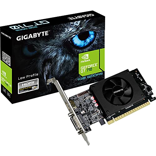 Tarjeta Grafica GIGABYTE GT710 1GB GDDR5 PCIE2.0 1*HDMI/1*DVI-I