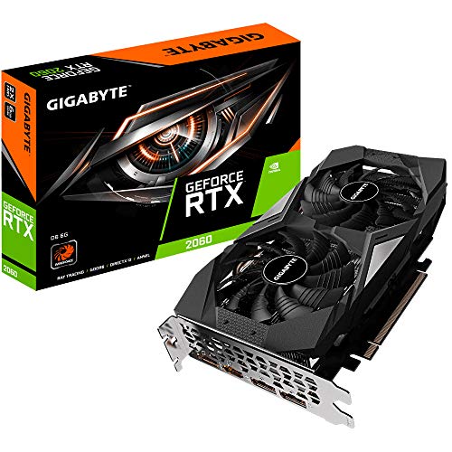 Tarjeta Grafica GIGABYTE GV-N2060D6-6GD RTX2060 6GB GDDDR6 HDMI/3DP