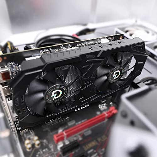 Tarjeta gráfica para juegos, Peladn GeForce GTX 1060 3GB/6GB 192Bit GDDR5 DP/HDMI/DVI Interface Graphics Card, Dual-Fan Edition (GTX1060 6GB)