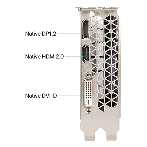 Tarjeta gráfica para juegos, Peladn GeForce GTX 1060 3GB/6GB 192Bit GDDR5 DP/HDMI/DVI Interface Graphics Card, Dual-Fan Edition (GTX1060 6GB)